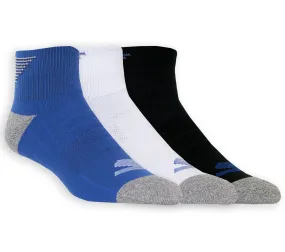 3 Pack Quarter Crew Athletic Socks