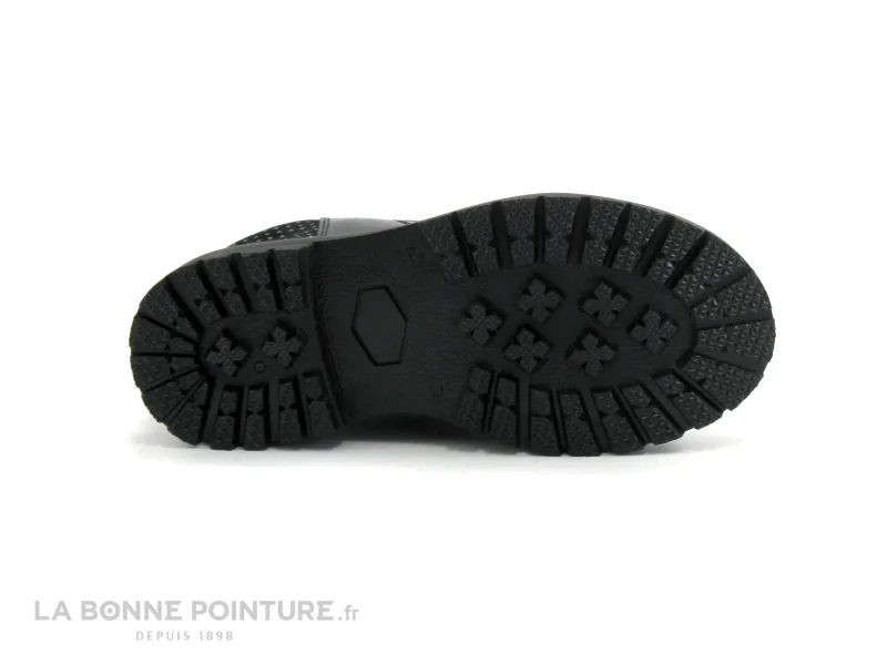 Achat chaussures Bopy Enfant Botte et Bottillon, vente Bopy STRAVA Noir - Boots mode Fille avec zip