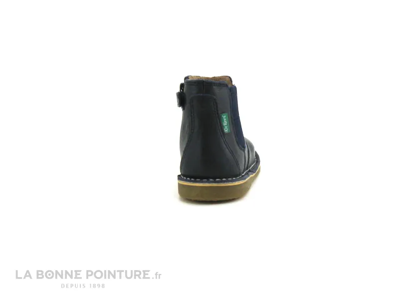Achat chaussures Kickers Bébé Bottillon, vente Kickers MAELIO Marine 748890-10 - Boots BEBE