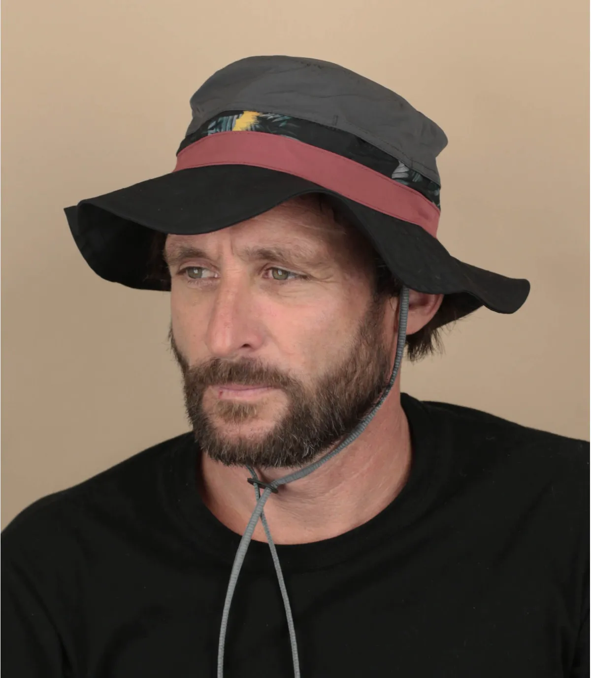 Bob noir eco-responsable - Explore Booney Hat okisa black Buff : Headict