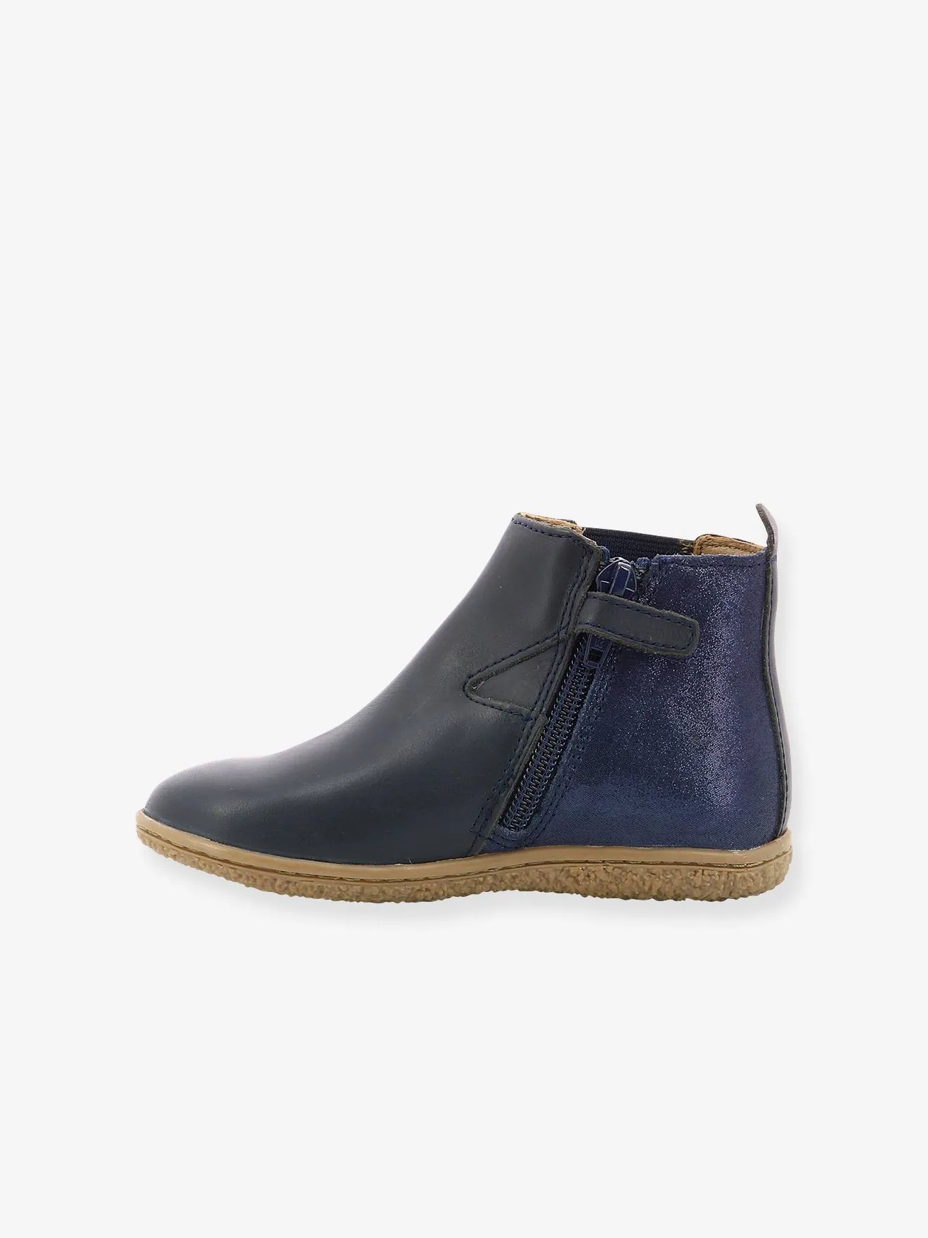 Boots fille Vermillon KICKERS® marine métallisé - Kickers