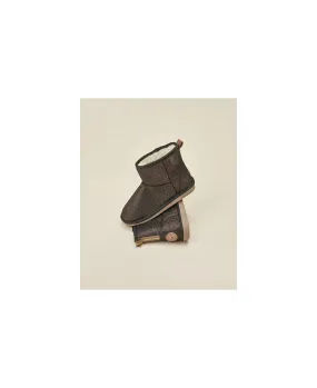 Boots fourrées femme CHIMET BEIGE IRISE |  Les Tropeziennes par M. Belarbi