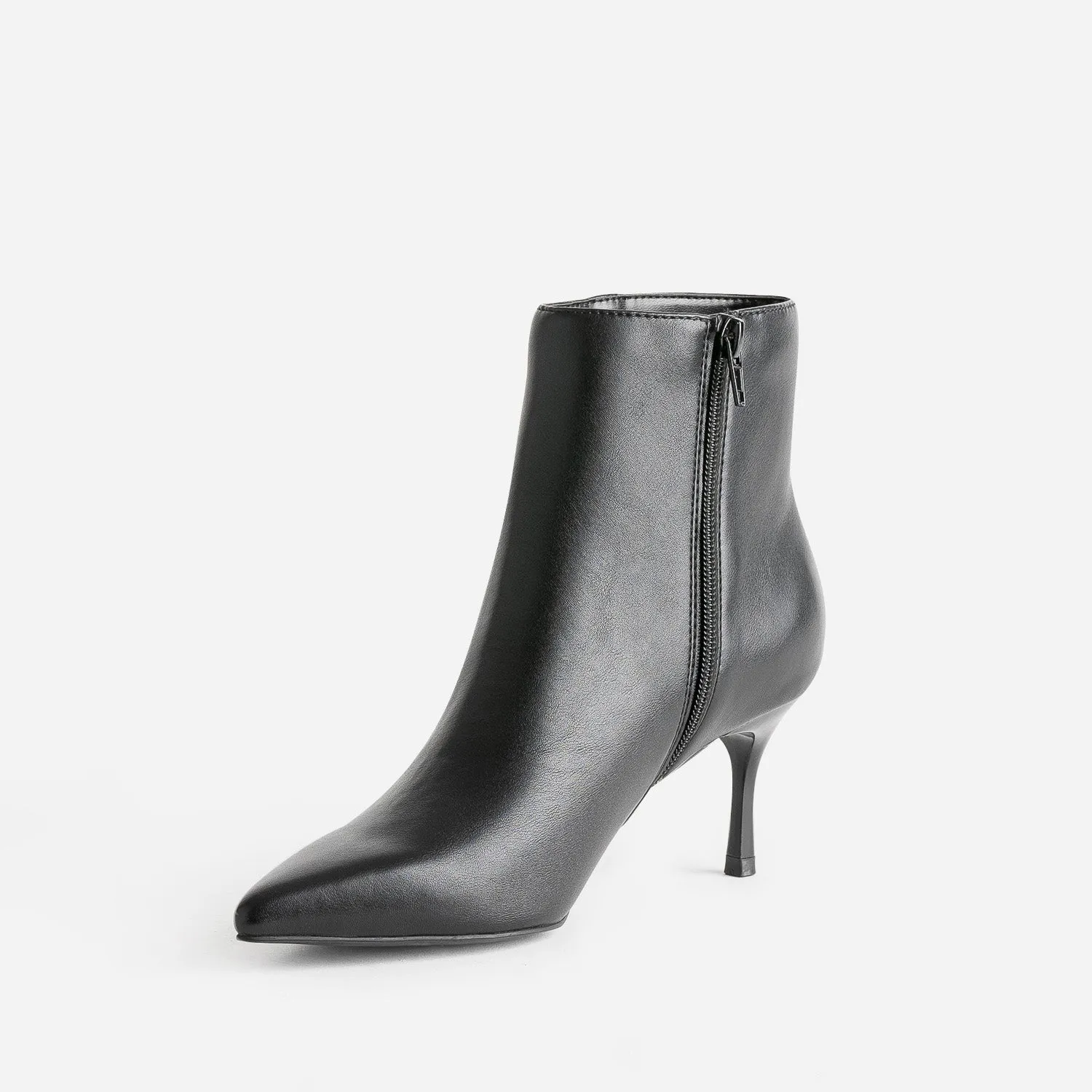 Boots TEXTO noir pointu à talon aiguille - Boots / bottines Femme | ERAM