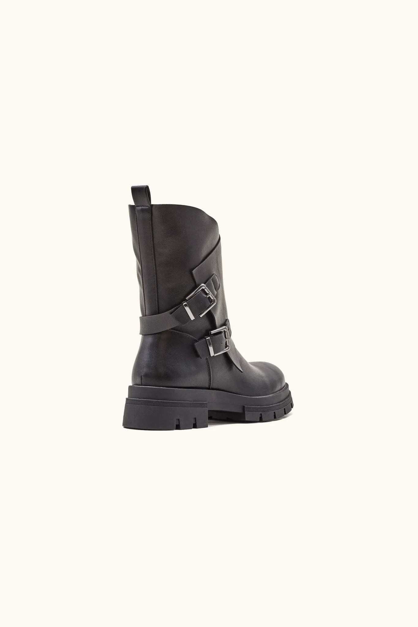 Bottines bikers noir