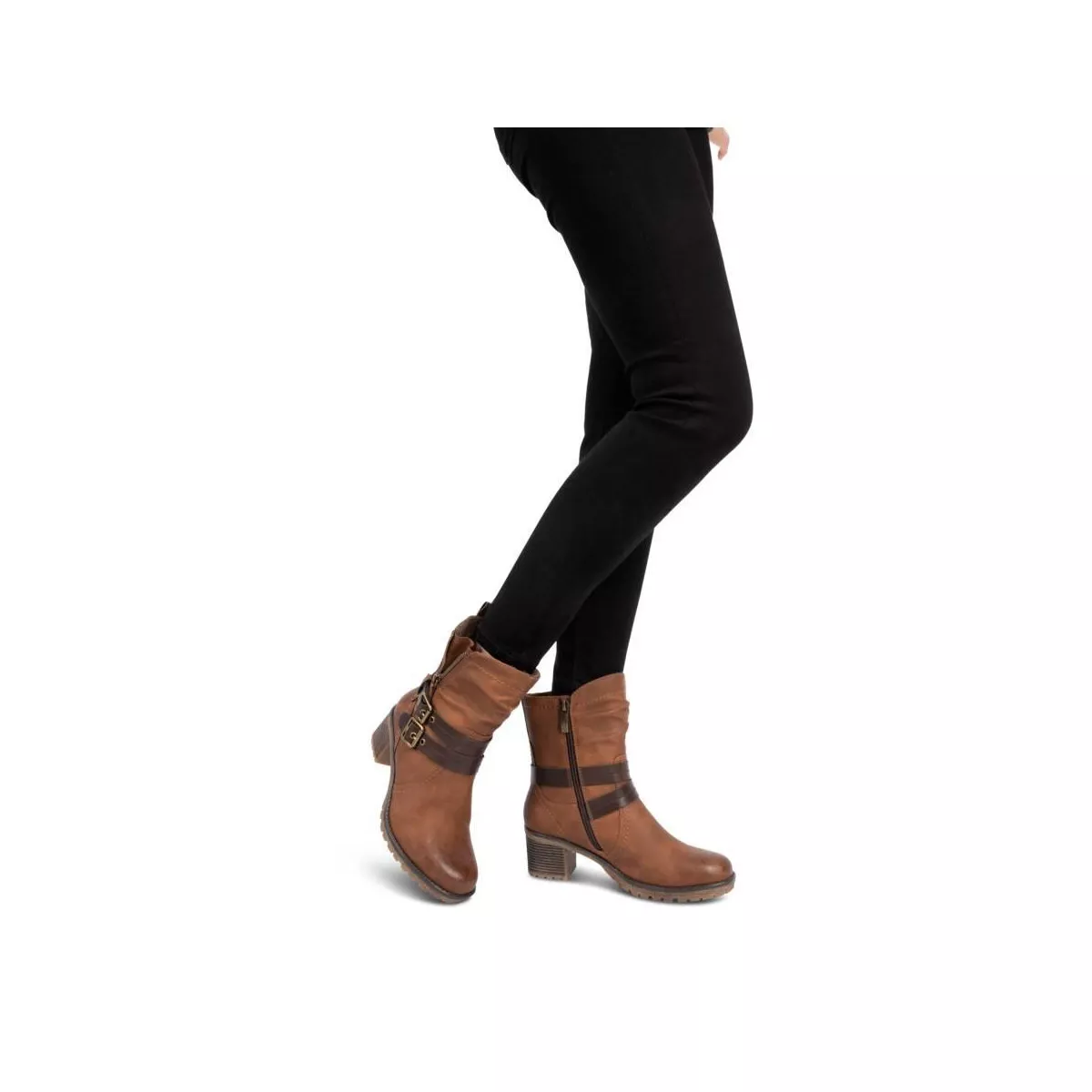 Bottines MARRON RELIFE