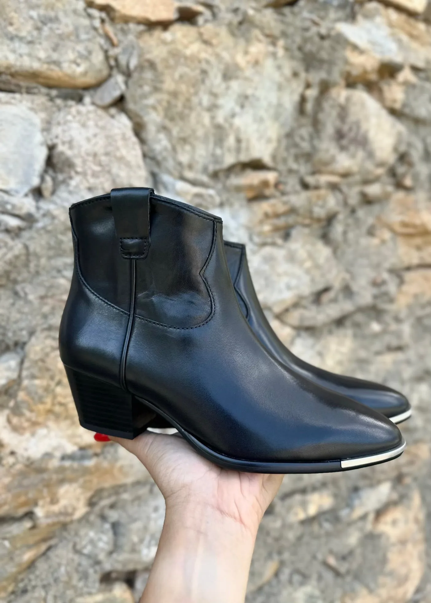 Bottines à talons Ash Fame Black
