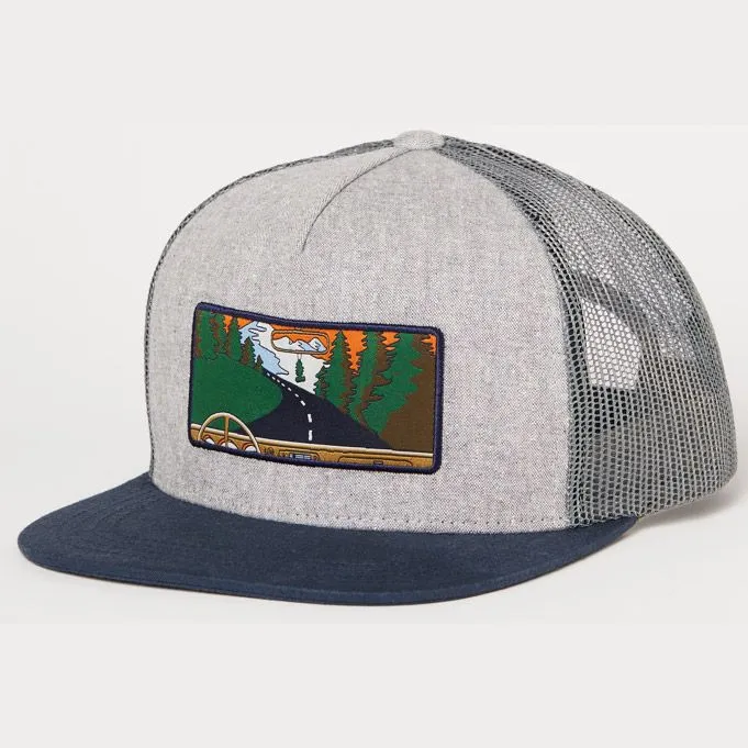 Casquette Outlook Hat - High Rise Grey Dark Ocean Blue