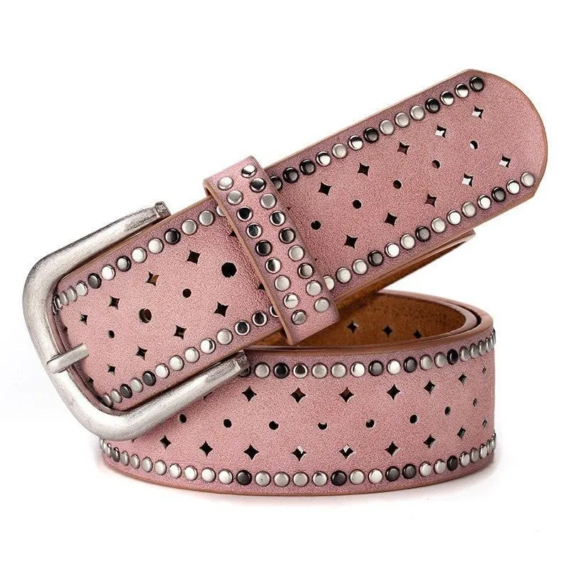 Ceinture Cloutée pour Femme, modèle Arryn