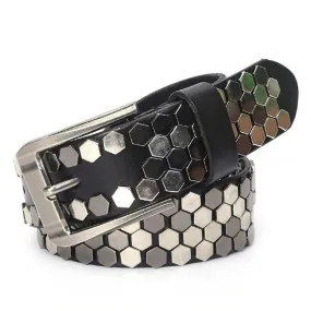 Ceinture Cloutée pour Femme ou Homme, modèle Osonia