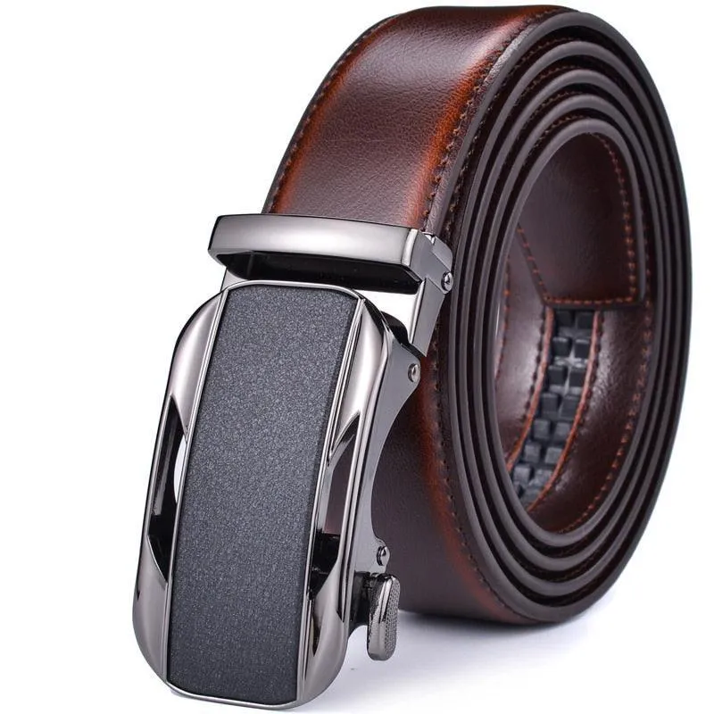 Ceinture de costume en cuir pour homme, modèle Sancho
