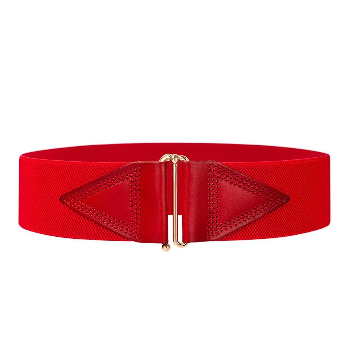 Ceinture large élastique, taille haute, pour femme, modèle Cassandra