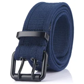 Ceinture Militaire Tissu Bleu Marine