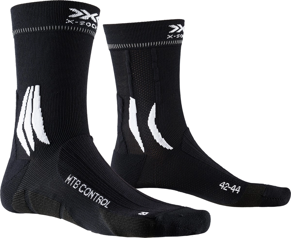 Chaussettes de Cyclisme X-Socks MTB Control Black White