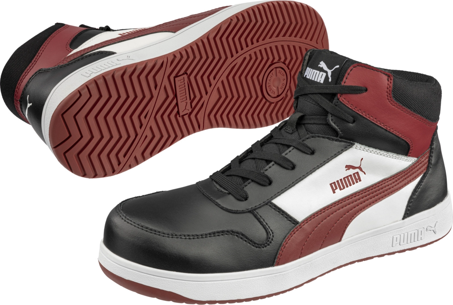 Chaussures hautes Frontcourt - Noir/Blanc - S3L ESD FO HRO SR Puma Safety