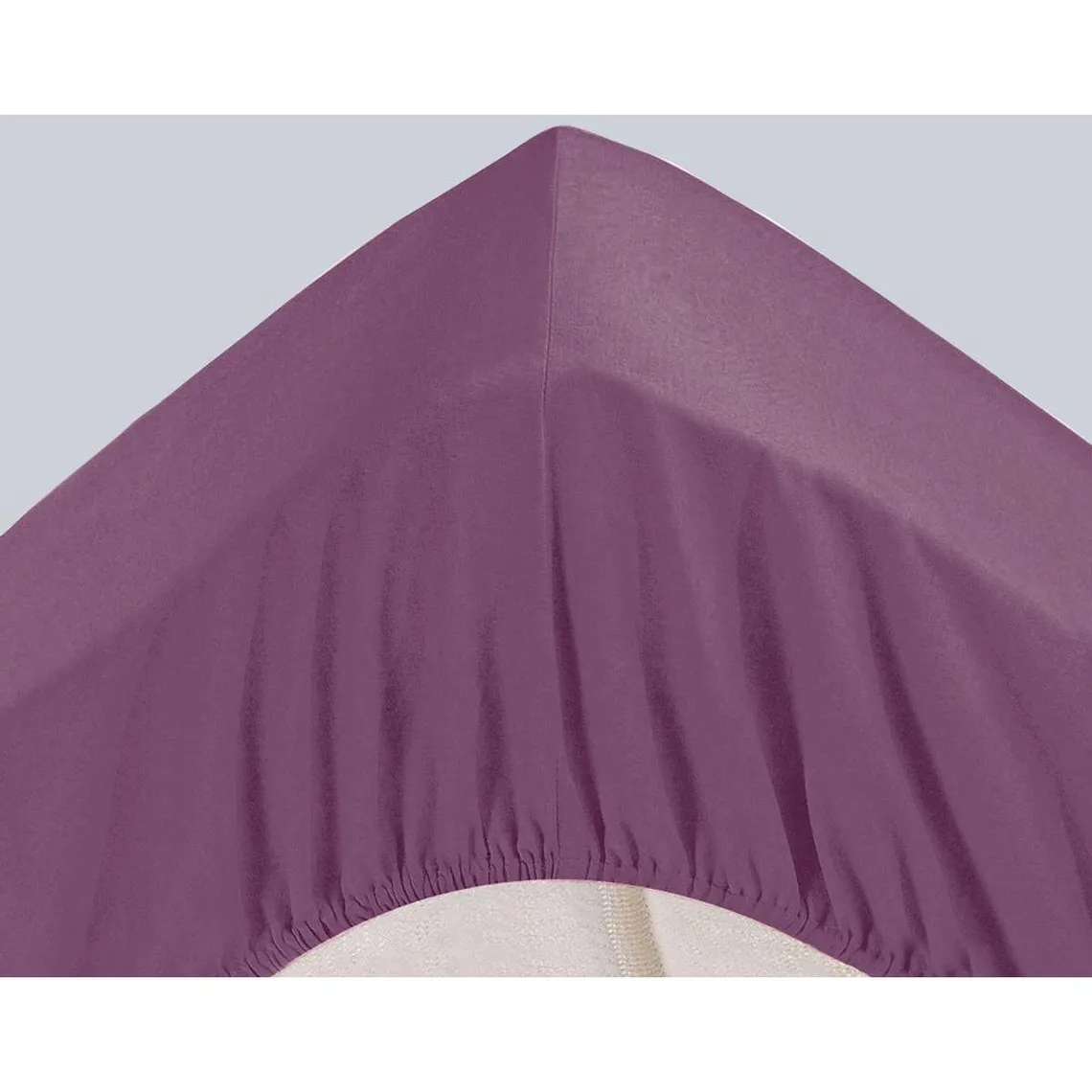 Drap-housse Super Grands Bonnets en coton violet | 3 Suisses