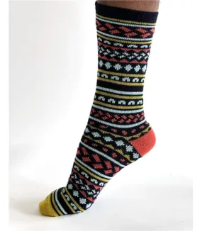 Erskine Fair isle Wool Socks