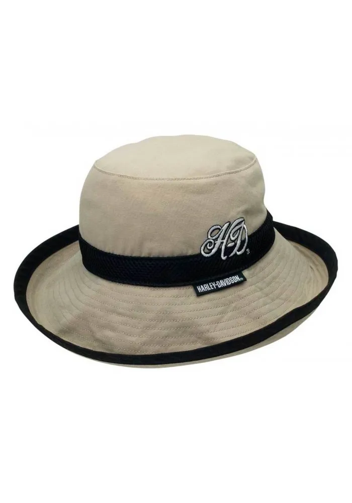 Harley-Davidson Mens Cotton Canvas Bucket Hat w/Adjustable Toggle Closure HD-467