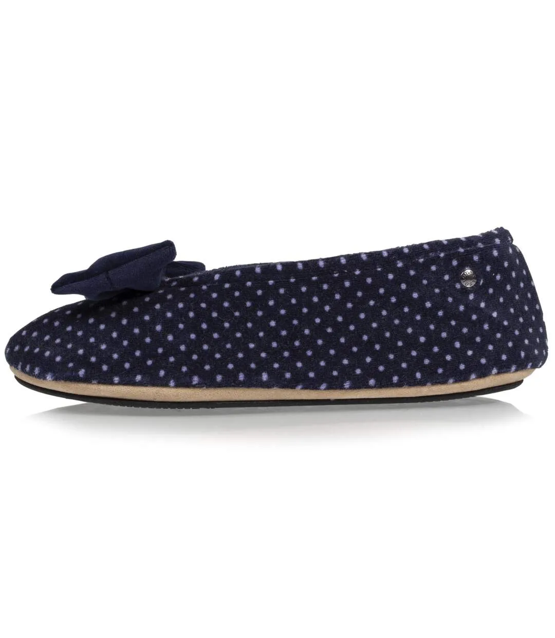 Isotoner Chaussons Ballerines femme grand nœud