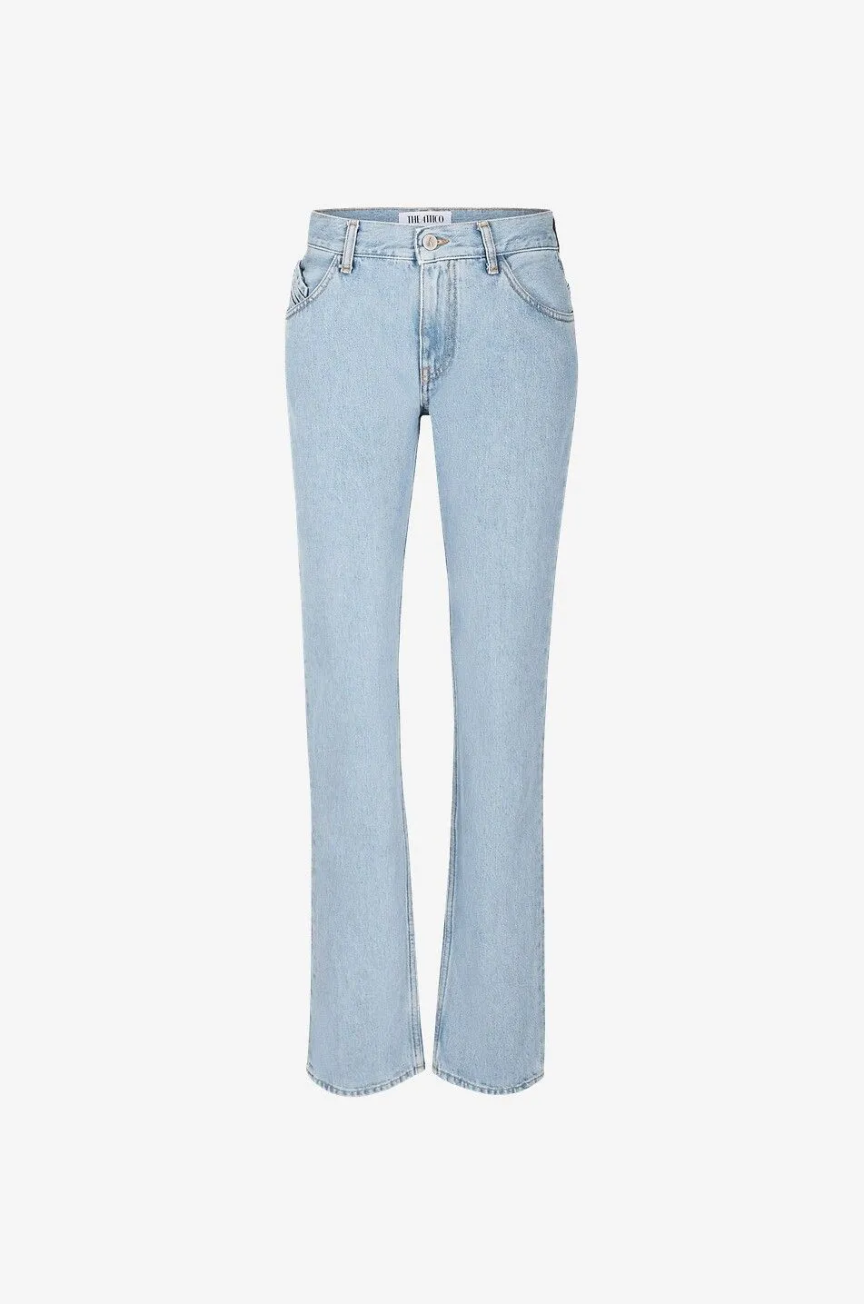 Jean droit  Girlfriend Light Blue