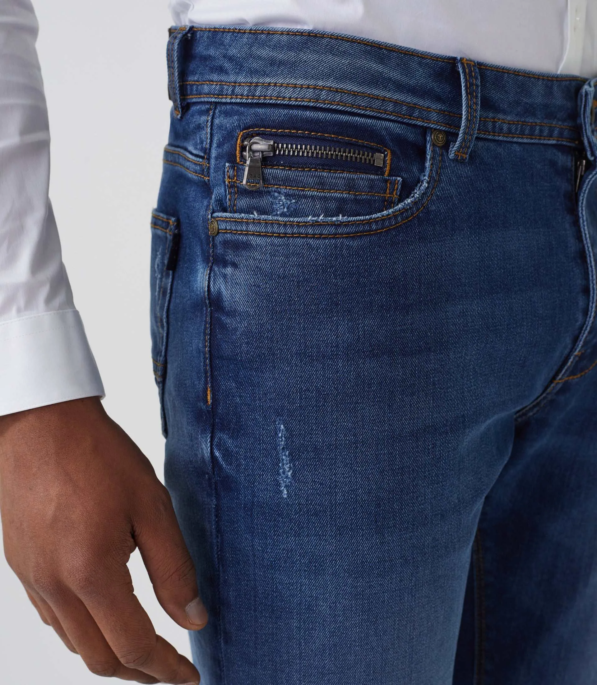 Jean super slim bleu moyen 