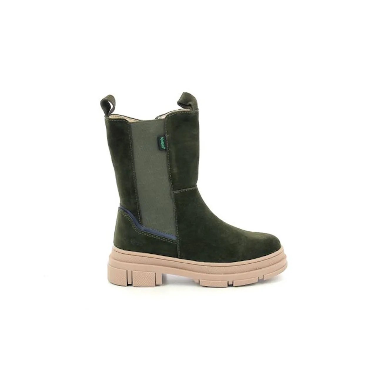 KICKERS Boots Kick Goz camel noir - Kickers