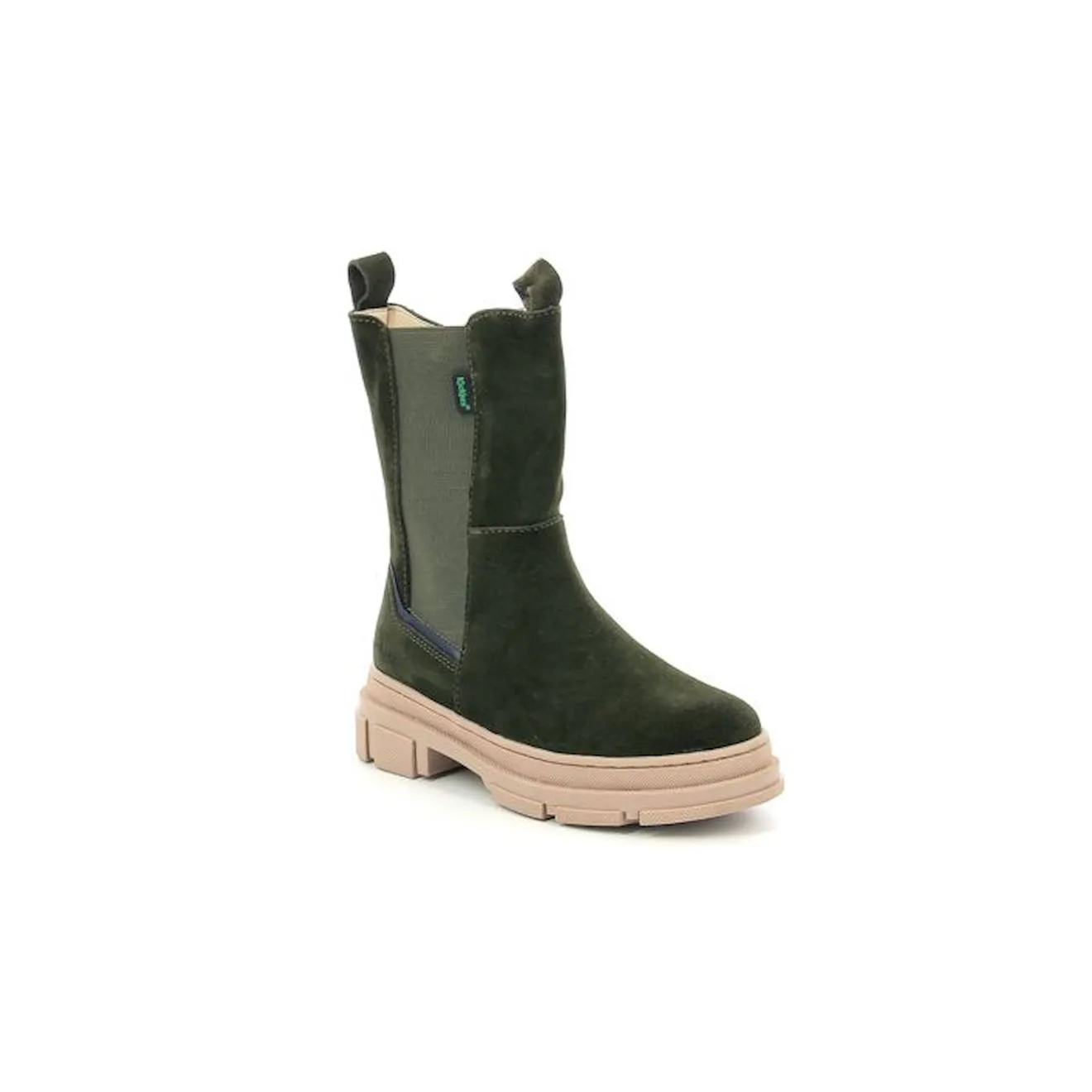 KICKERS Boots Kick Goz camel noir - Kickers