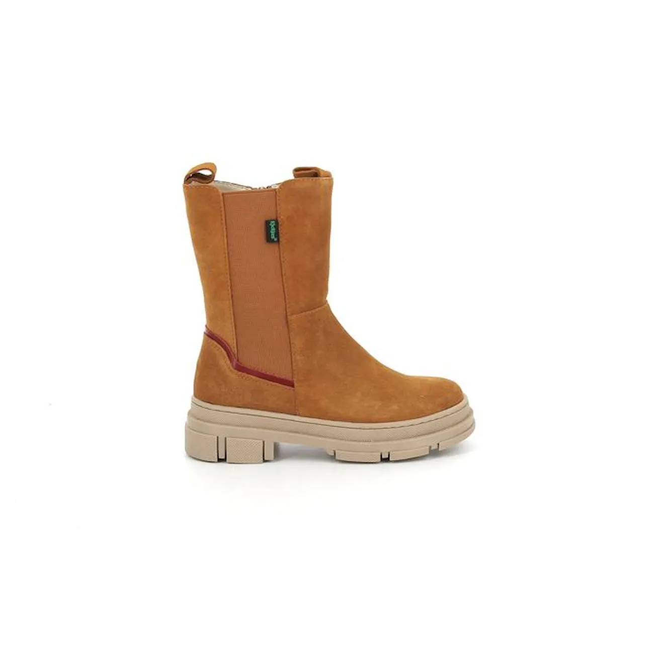 KICKERS Boots Kick Goz camel noir - Kickers