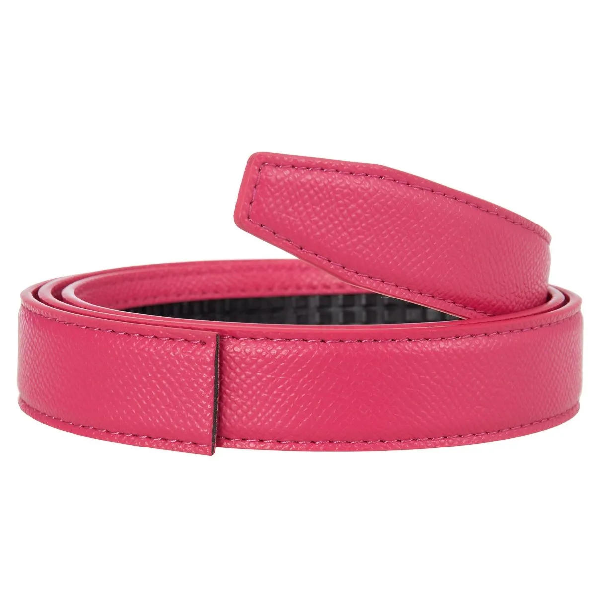 Lanière de ceinture 2.4 cm, en simili cuir, pour boucles automatiques, pour femmes, modèle Leonore