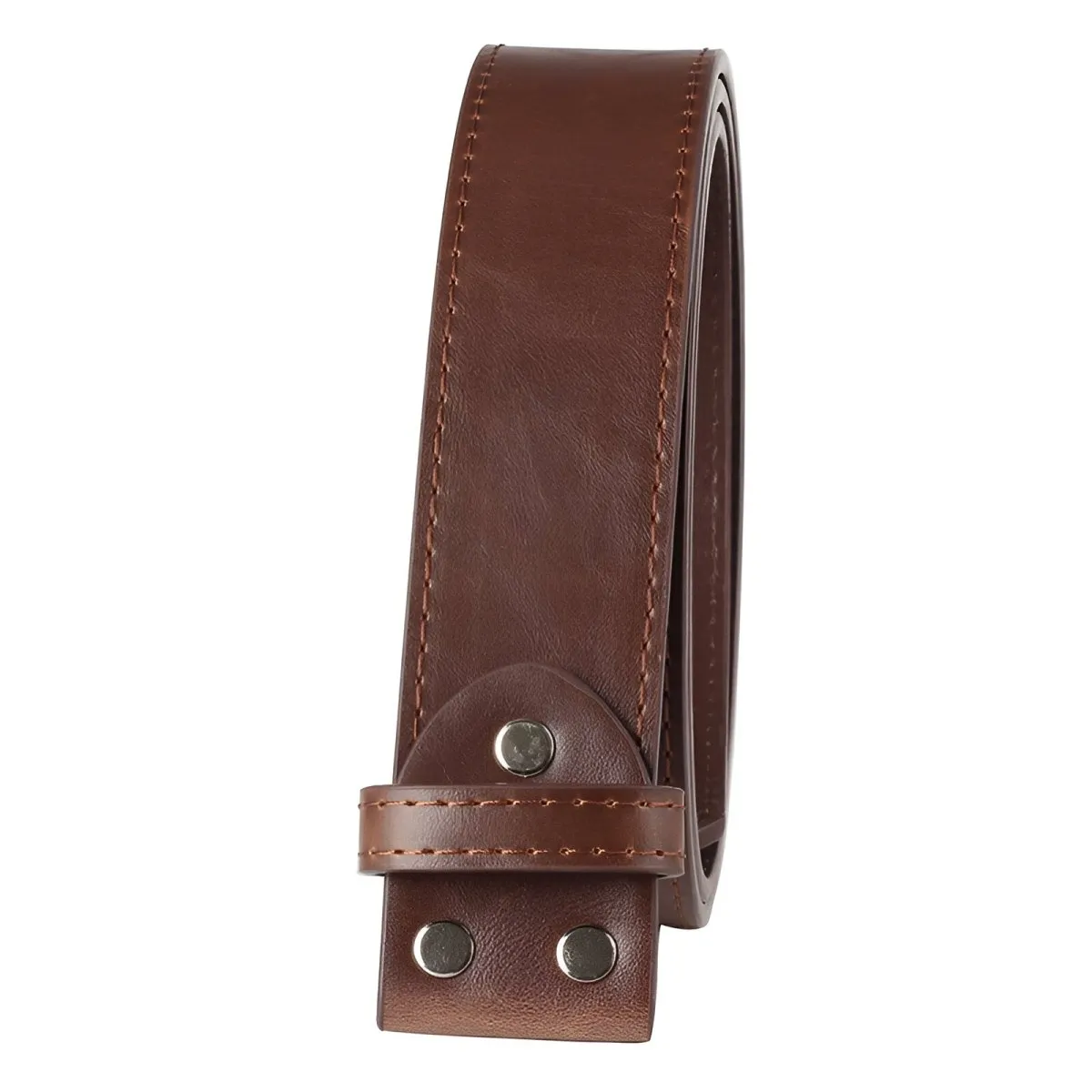 Lanière de ceinture 3.8 cm, en simili vegan, pour boucles interchangeables, modèle Edwin