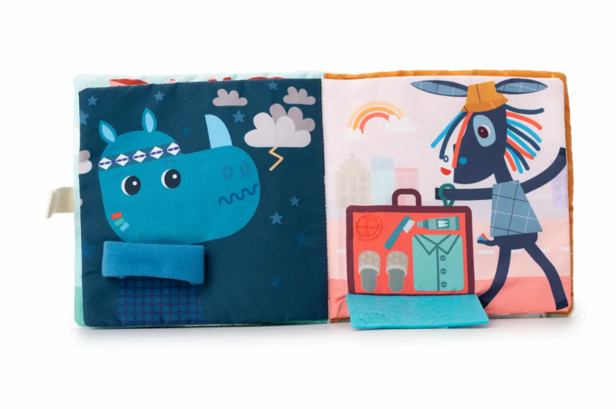Livre d'activités en tissu Joe et son doudou