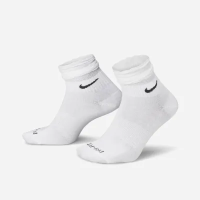 NIKE - EVERYDAY ANKLE 1 PACK SOCKS - White / Black