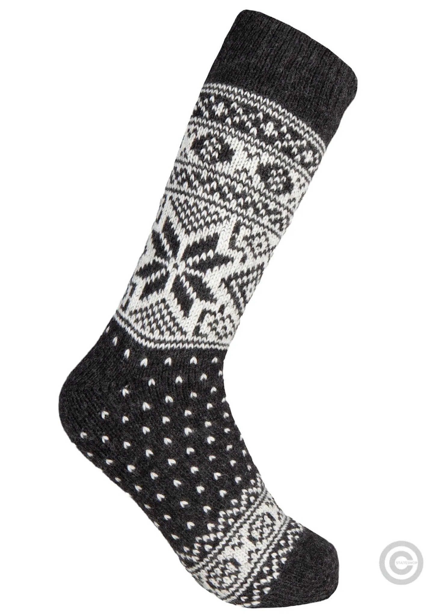Nordic Wool Socks, 3-Pack Snowflake