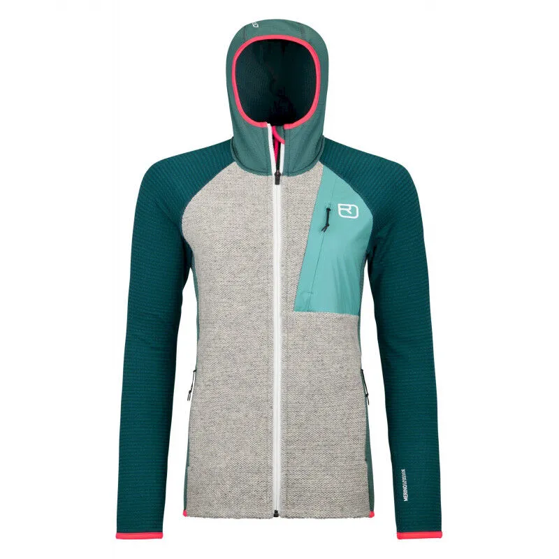 Ortovox Fleece GP Classic Knit Hoody - Polaire femme | Hardloop