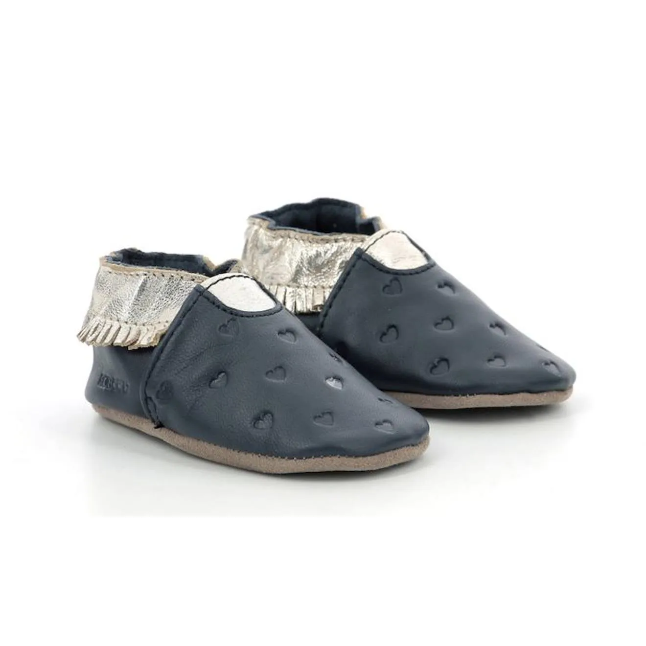 ROBEEZ Chaussons Appaloosa Style marine rose - Robeez