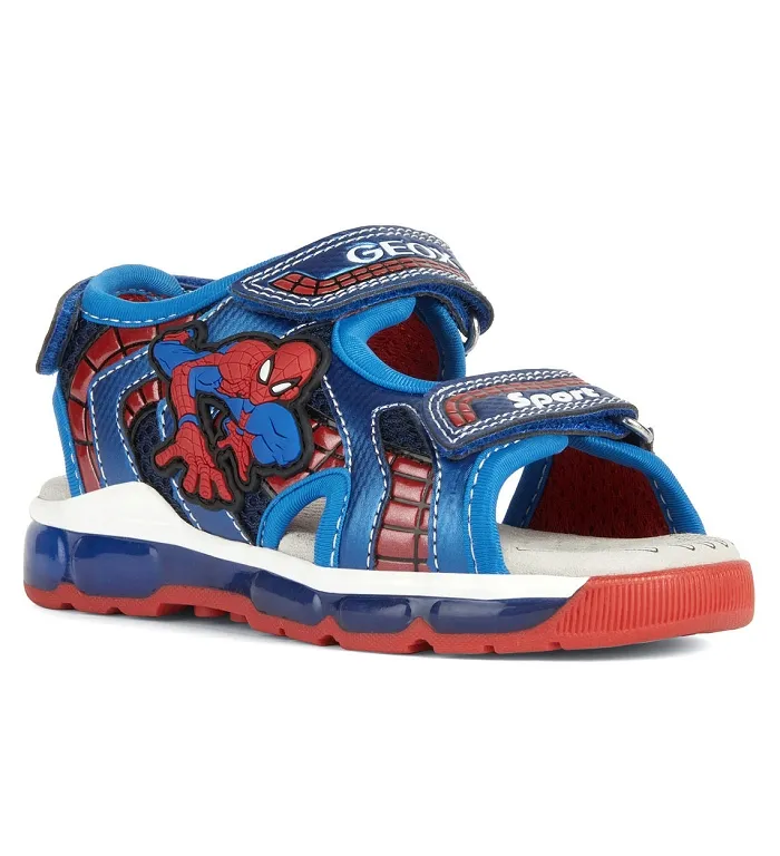 sandales et nu pieds -  - junior garcon - Toile Jean - Bleu - Geox