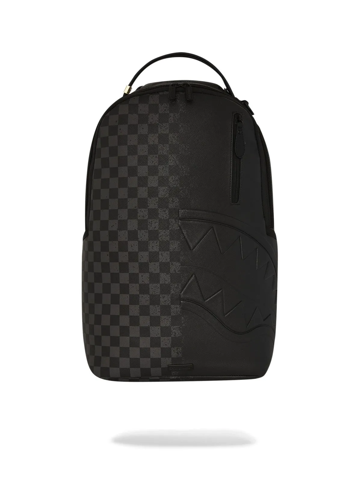 SPRAYGROUND Zaino Uomo HALF SPRITZ BLACK/GREY CHECK BACKPACK 910B6776N