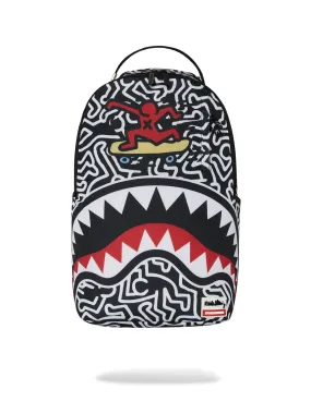SPRAYGROUND Zaino Uomo KEITH HARRING 3 BACKPACK 910B6914NSZ Nero