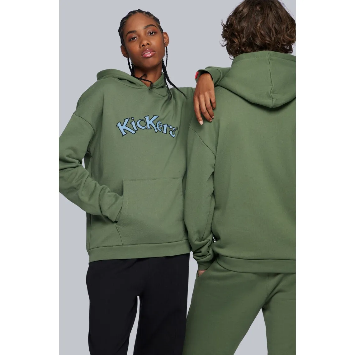 Sweat kaki unisexe Arch Hoody  en coton | 3 Suisses