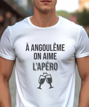 T-Shirt A Angoulême on aime l'apéro