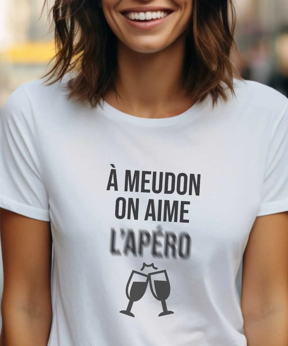 T-Shirt A Meudon on aime l'apéro