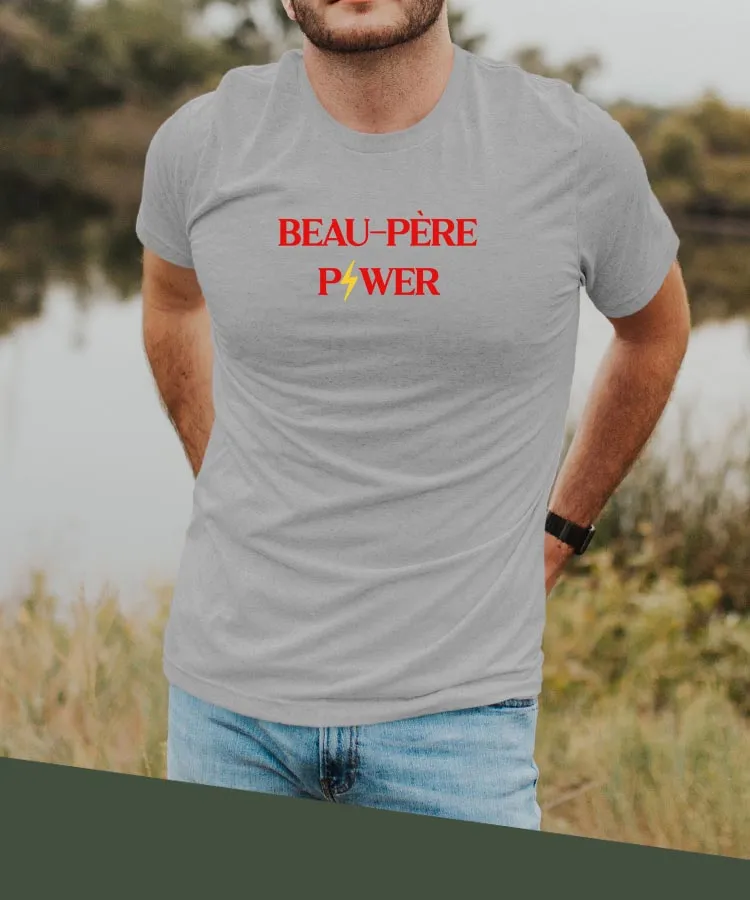 T-Shirt Beau-Père Power Pour homme