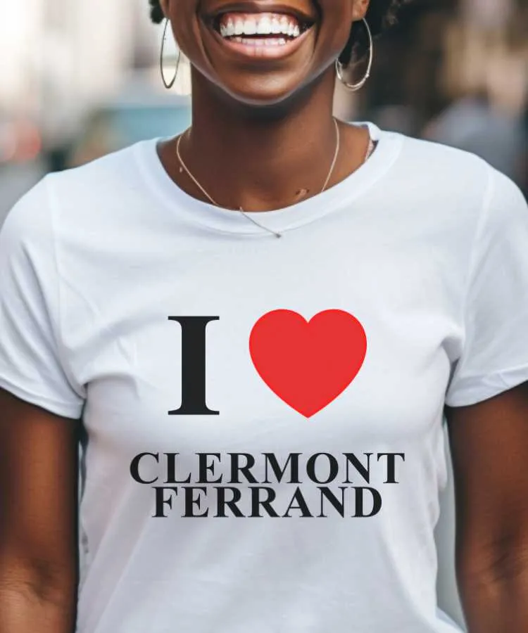 T-Shirt I love Clermont-Ferrand