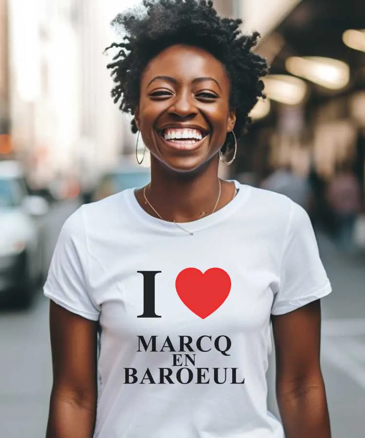 T-Shirt I love Marcq-en-Barœul