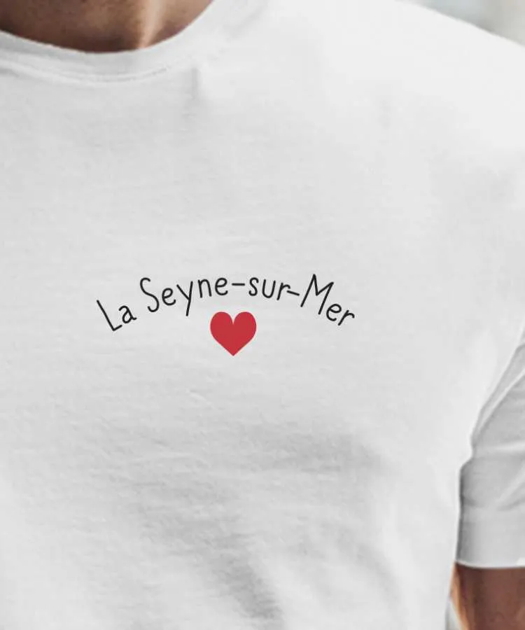 T-Shirt La Seyne-sur-Mer Coeur