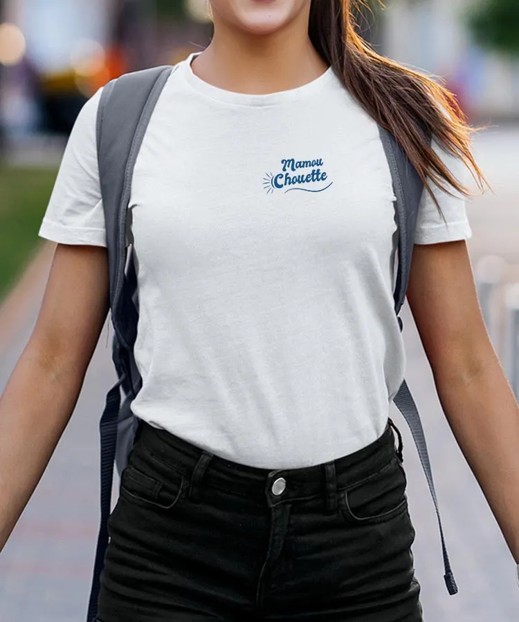 T-Shirt Mamou Chouette face Pour femme