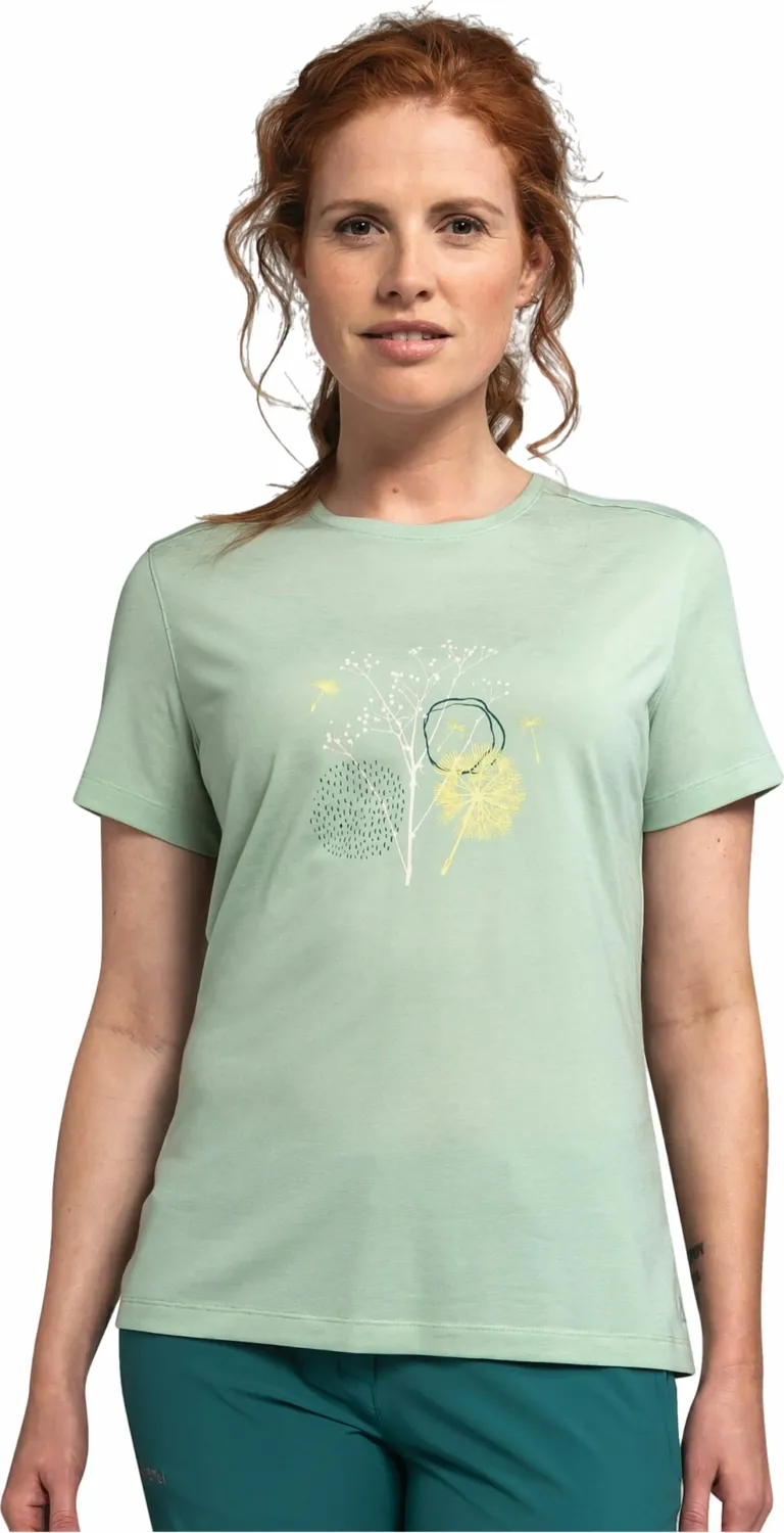T-Shirt Schöffel Femme T-shirt Hochberg L Matcha Mint