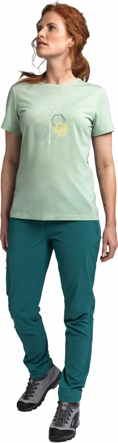 T-Shirt Schöffel Femme T-shirt Hochberg L Matcha Mint