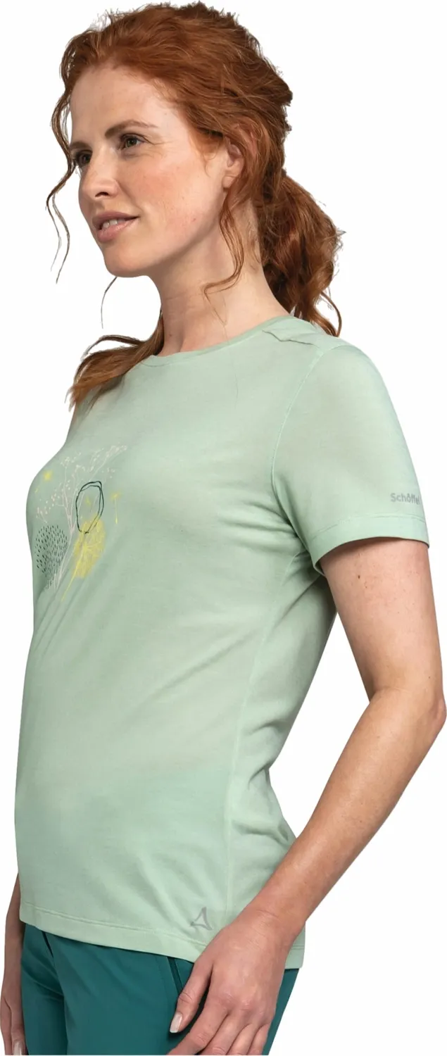 T-Shirt Schöffel Femme T-shirt Hochberg L Matcha Mint