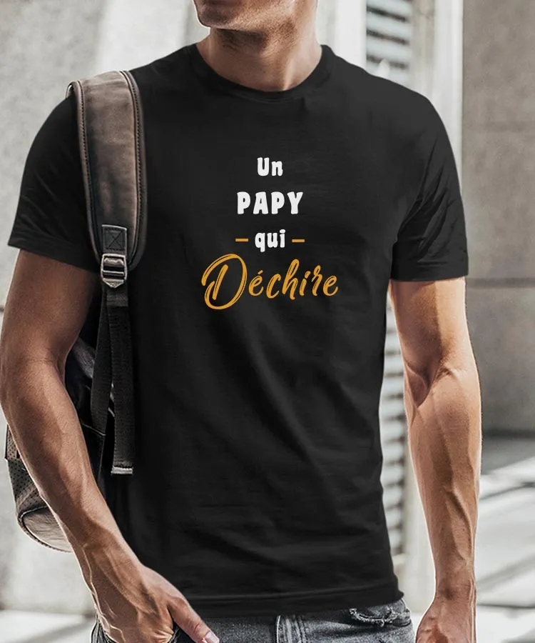 T-Shirt Un Papy Qui déchire Pour homme