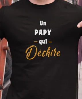 T-Shirt Un Papy Qui déchire Pour homme